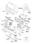 Diagram REAR BUMPER for your Hyundai Santa Fe