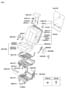 Diagram 2ND ROW SEAT (REAR) for your Hyundai