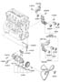 Diagram COOLANT PUMP (2400 CC - THETA 2) for your 2013 Hyundai Santa Fe Sport Base Sport Utility 2.4L Theta II A/T AWD