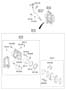 Diagram FRONT AXLE for your Hyundai