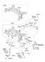 Diagram REAR SUSPENSION CONTROL ARM for your 2011 Hyundai Santa Fe