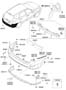 Diagram REAR BUMPER for your 2021 Hyundai Tucson Sport