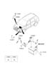 Diagram BATTERY WIRING for your 2004 Hyundai Tiburon