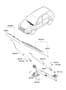 Diagram WINDSHIELD WIPER for your 2012 Hyundai Tucson