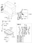 Diagram BELT COVER & OIL PAN (2000 CC - THETA 2) for your 2007 Hyundai Azera