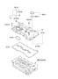 Diagram ROCKER COVER (2000 CC - THETA 2) for your Hyundai