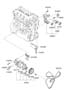 Diagram COOLANT PUMP (2000 CC - THETA 2) for your 2013 Hyundai Sonata GLS Sedan 2.4L Theta II - ULEV A/T