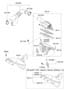 Diagram AIR INTAKE SYSTEM (2000 CC - THETA 2) for your 2021 Hyundai Kona SEL Plus