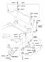 Diagram FRONT SUSPENSION CONTROL ARM for your 2015 Hyundai Elantra GT