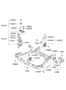 Diagram ENGINE & TRANSAXLE MOUNTING (3300 CC - LAMBDA) for your 2010 Hyundai EQUUS