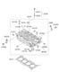 Diagram CYLINDER HEAD (2400 CC - THETA FF) for your 2014 Hyundai Sonata Hybrid Sedan