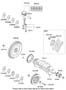 Diagram CRANKSHAFT & PISTON (2400 CC - THETA FF) for your 2014 Hyundai Tucson Limited