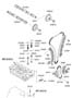 Diagram CAMSHAFT & VALVE (2400 CC - THETA FF) for your 2014 Hyundai Santa Fe Limited