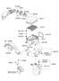 Diagram AIR INTAKE SYSTEM (2400 CC - THETA FF) for your 2020 Hyundai Kona