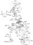 Diagram AIR INTAKE SYSTEM (3300 CC - LAMBDA) for your 2008 Hyundai Sonata