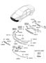 Diagram FRONT BUMPER for your 2014 Hyundai VELOSTER