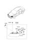 Diagram HEADLAMP for your 2014 Hyundai VELOSTER Base Hatchback