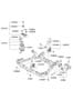 Diagram ENGINE & TRANSAXLE MOUNTING (3300 CC - LAMBDA) for your 2012 Hyundai EQUUS