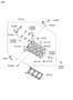 Diagram CYLINDER HEAD (3300 CC - LAMBDA) for your 2022 Hyundai Ioniq Plug-In Hybrid Limited Hatchback