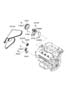 Diagram COOLANT PUMP (3300 CC - LAMBDA) for your 2013 Hyundai Santa Fe Sport Base Sport Utility 2.4L Theta II A/T AWD