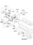 Diagram COOLANT HOSE & PIPE (2400 CC - THETA 2) for your 2008 Hyundai Sonata