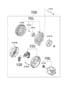 Diagram ALTERNATOR (2400 CC - THETA 2) for your Hyundai