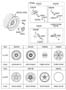 Diagram WHEEL & CAP for your 2013 Hyundai Santa Fe Sport