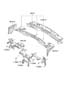 Diagram FRONT COWL PANEL for your 2014 Hyundai Tucson Limited 2.4L Theta II AWD