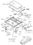 Diagram SUNROOF for your Hyundai Sonata