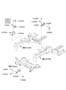 Diagram ENGINE & TRANSAXLE MOUNTING (1800 CC - NU) for your 2014 Hyundai Tucson SE 2.4L Theta II FWD