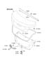 Diagram TRUNK LID TRIM for your 2021 Hyundai Tucson Sport