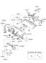 Diagram FRONT DASH PANEL (DASHBOARD) for your 2014 Hyundai Tucson Limited 2.4L Theta II AWD