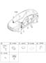 Diagram FLOOR WIRING for your 2011 Hyundai Elantra