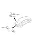 Diagram LICENSE PLATE + INTERIOR LAMP for your 2012 Hyundai Elantra