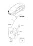 Diagram WINDSHIELD WASHER-FRT for your 2014 Hyundai Tucson Limited 2.4L Theta II AWD