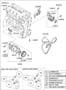 Diagram COOLANT PUMP for your Hyundai