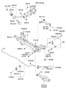 Diagram REAR SUSPENSION CONTROL ARM for your 2005 Hyundai