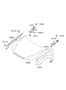 Diagram FENDER & HOOD PANEL for your 2006 Hyundai Sonata