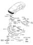 Diagram BUMPER (FRONT)ONT for your 2019 Hyundai Tucson Limited 2.4L Theta II AWD