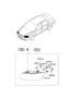 Diagram HEADLAMP for your 2014 Hyundai VELOSTER Base Hatchback