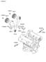 Diagram VALVE SYSTEM for your 2010 Hyundai Azera