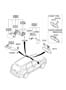 Diagram REAR DOOR MOULDING & TRIM for your 2007 Hyundai Santa Fe