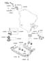 Diagram ENGINE MOUNTING for your 2016 Hyundai Azera