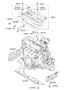 Diagram MUD GUARD & ENGINE COVER for your 2007 Hyundai Accent