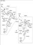 Diagram PEDAL ASSEMBLY - BRAKE & CLUTCH for your 2005 Hyundai Accent