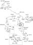 Diagram BRAKE FLUID LINES for your 2014 Hyundai VELOSTER Base Hatchback