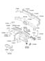 Diagram FRONT DASH PANEL (DASHBOARD) UPPER for your Hyundai Santa Fe