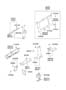 Diagram INTERIOR SIDE TRIM for your 2005 Hyundai Santa Fe