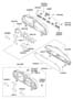 Diagram INSTRUMENT CLUSTER for your 2005 Hyundai Santa Fe