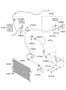 Diagram AIR CON COOLER LINE for your 2014 Hyundai Accent